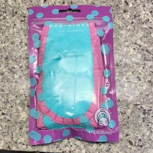 Pop*arazzi Spa Headband - Pink and Blue - new in sealed package